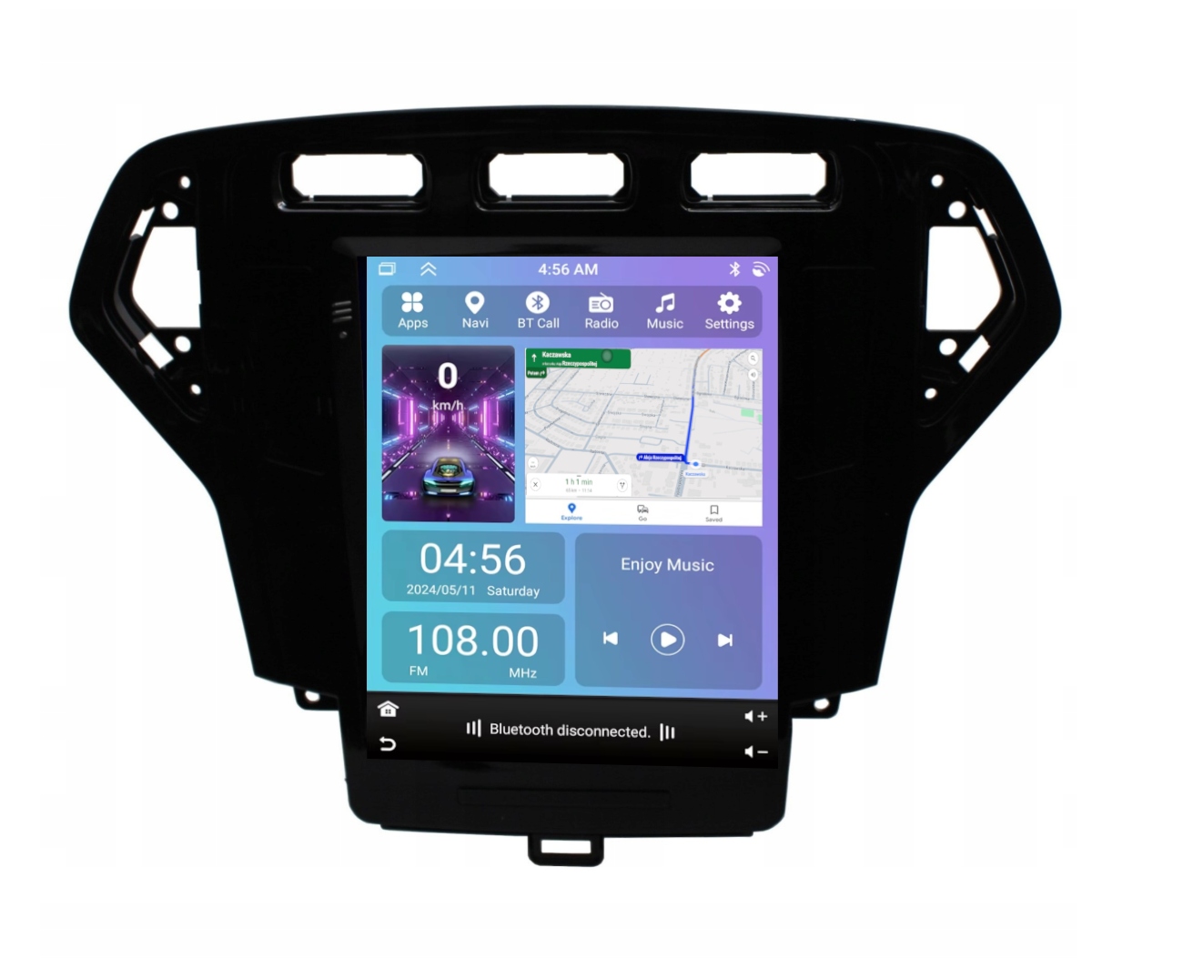 Radio Nawigacja Gps Ford Mondeo MK4 2007-2010 Android Carplay 2/64 Gb