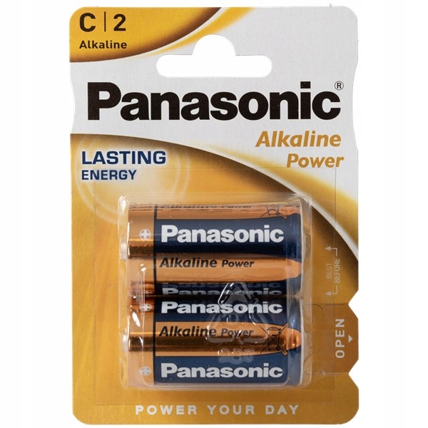 

2X Bateria LR14 R14 C Panasonic Alkaline Power