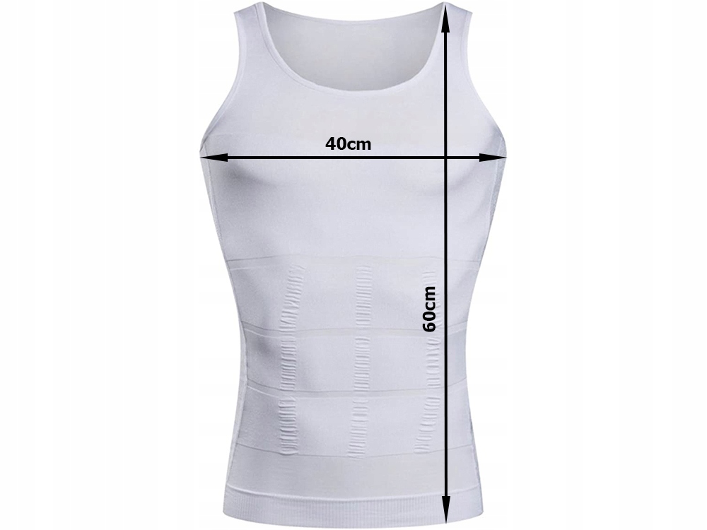 KOSZULKA MĘSKA WYSZCZUPLAJĄCA PODKOSZULKA SLIM FIT PODKOSZULEK MĘSKI XL Szerokość pod pachami 57 cm