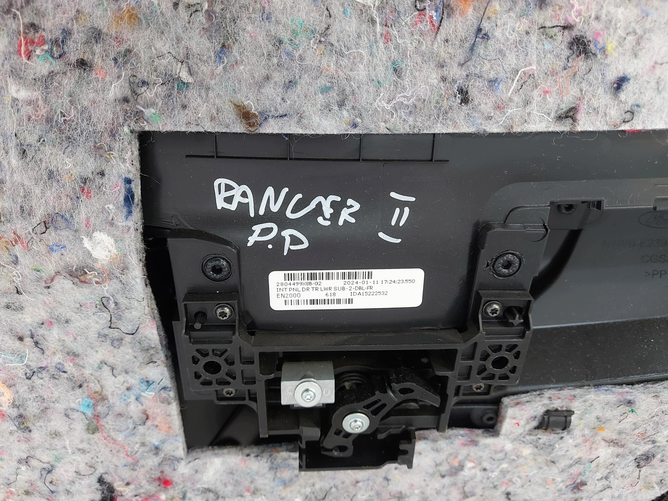 Ford Ranger VI 6 XLT 2023r upholstery side door right front