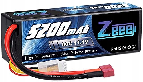 Zeee 3S LiPo Rc Akumulator 11.1V 80C 5200mAh