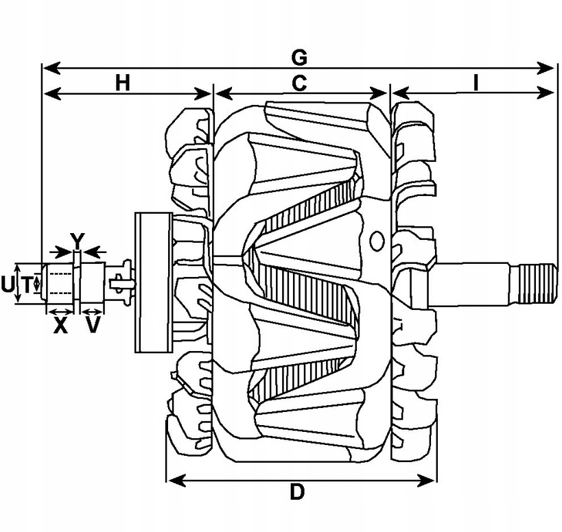 Wirnik alternatora 335297 Numer katalogowy części 335297