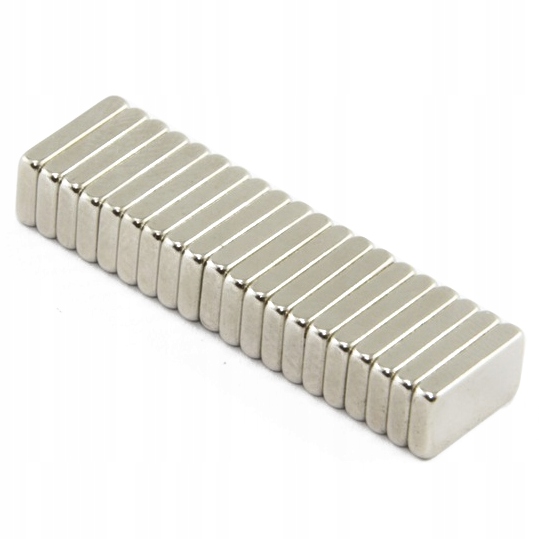 

Magnes Neodymowy Płytkowy 10x5,5x1,8 N38 20 Sztuk