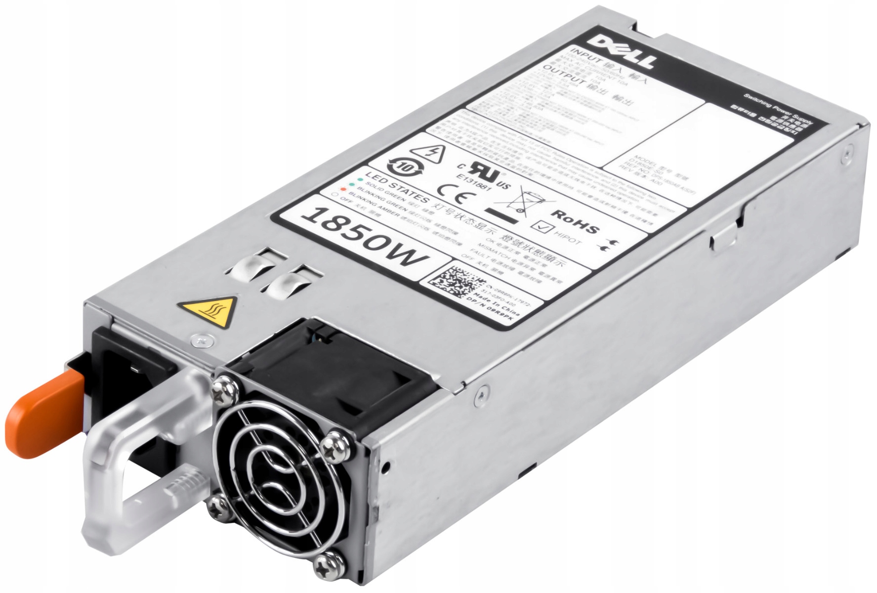 Dell 09R9PK 1850W Hot Swap D1850E-S0