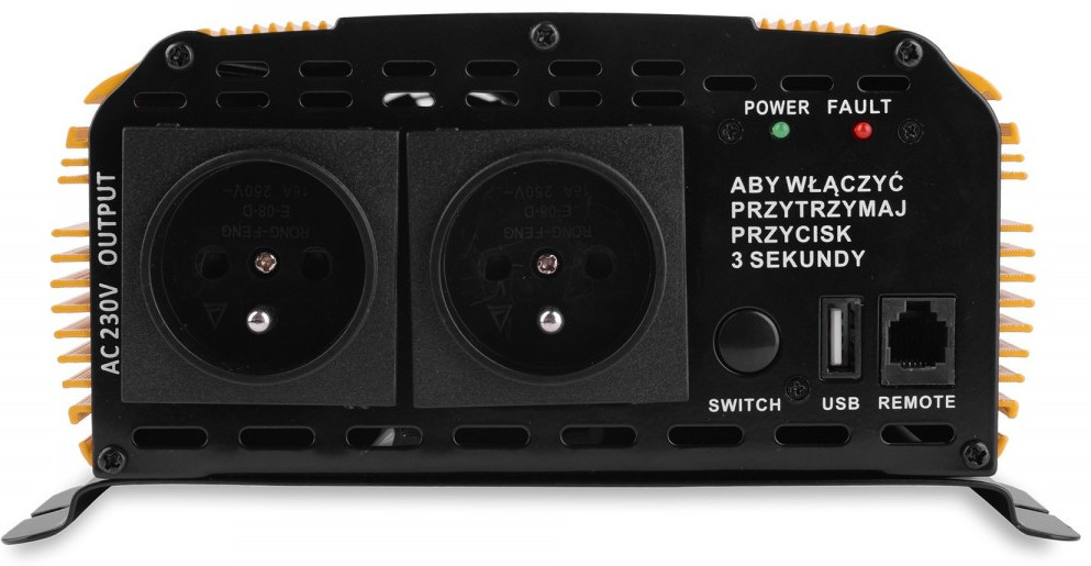 PRZETWORNICA NAPIECIA SINUS PLUS 4000 12 V PILOT Input voltage 12 V