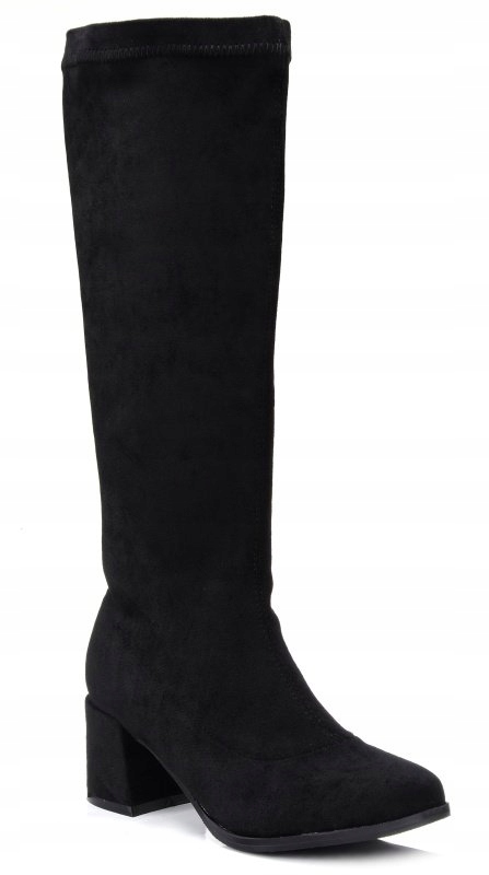 

Kozaki damskie na obcasie Filippo 932 zamszowe 40