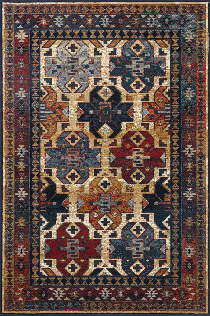 Dywan 200x300 cm beżowy gęsty 100% wełna prostokątny do salonu Dywilan
