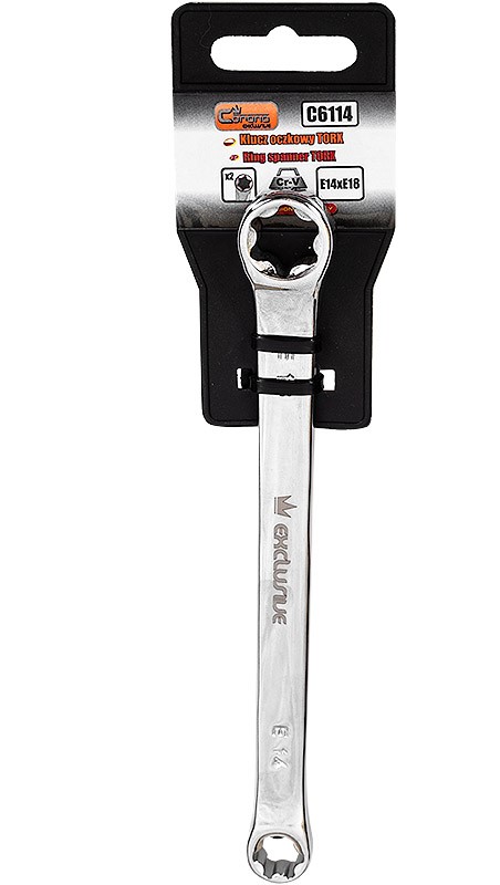 

Corona Klucz oczkowy dwustronny torx E14 x E18