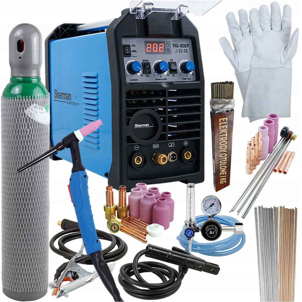 

Spawarka Inwertorowa Sherman Mma Tig DC 200A Pulse