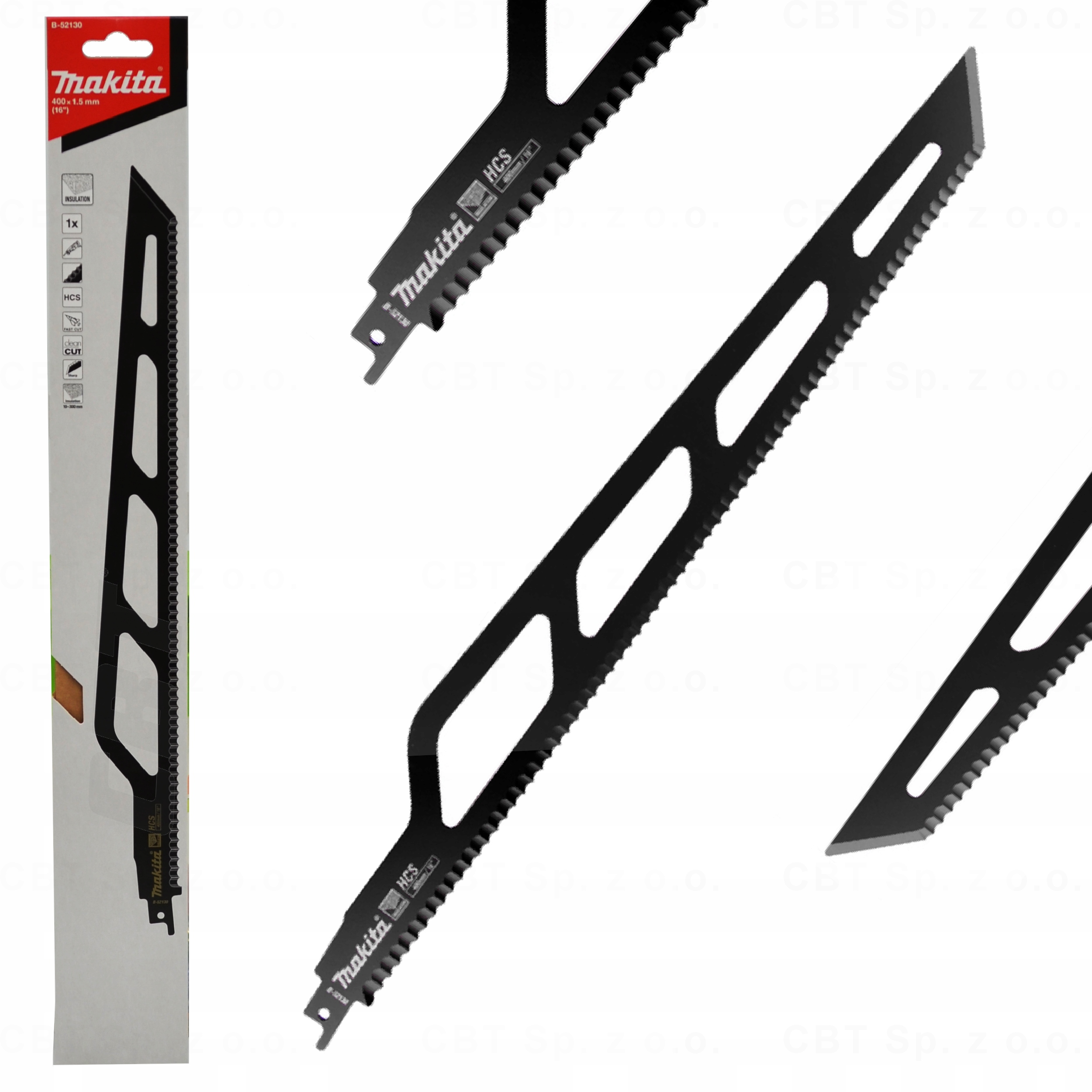 Pilový List Pro Pilu Ocasku Hcs Pro Izolační Vlnu Z Vláken 400 MM Ostrý