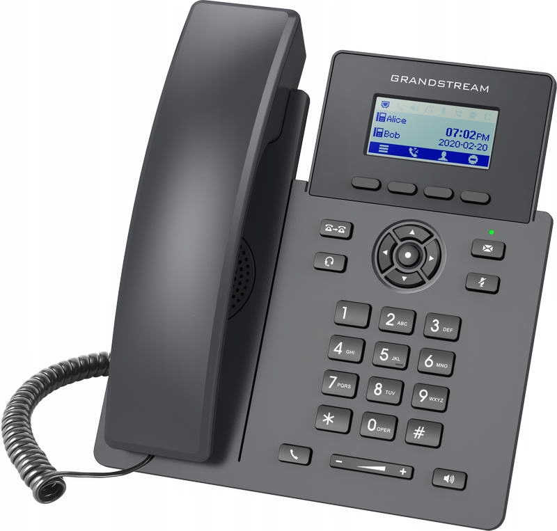 Grandstream GRP2601 Sip telefon, 2,21" LCD displej, 2 Sip účty, 2x100Mbit