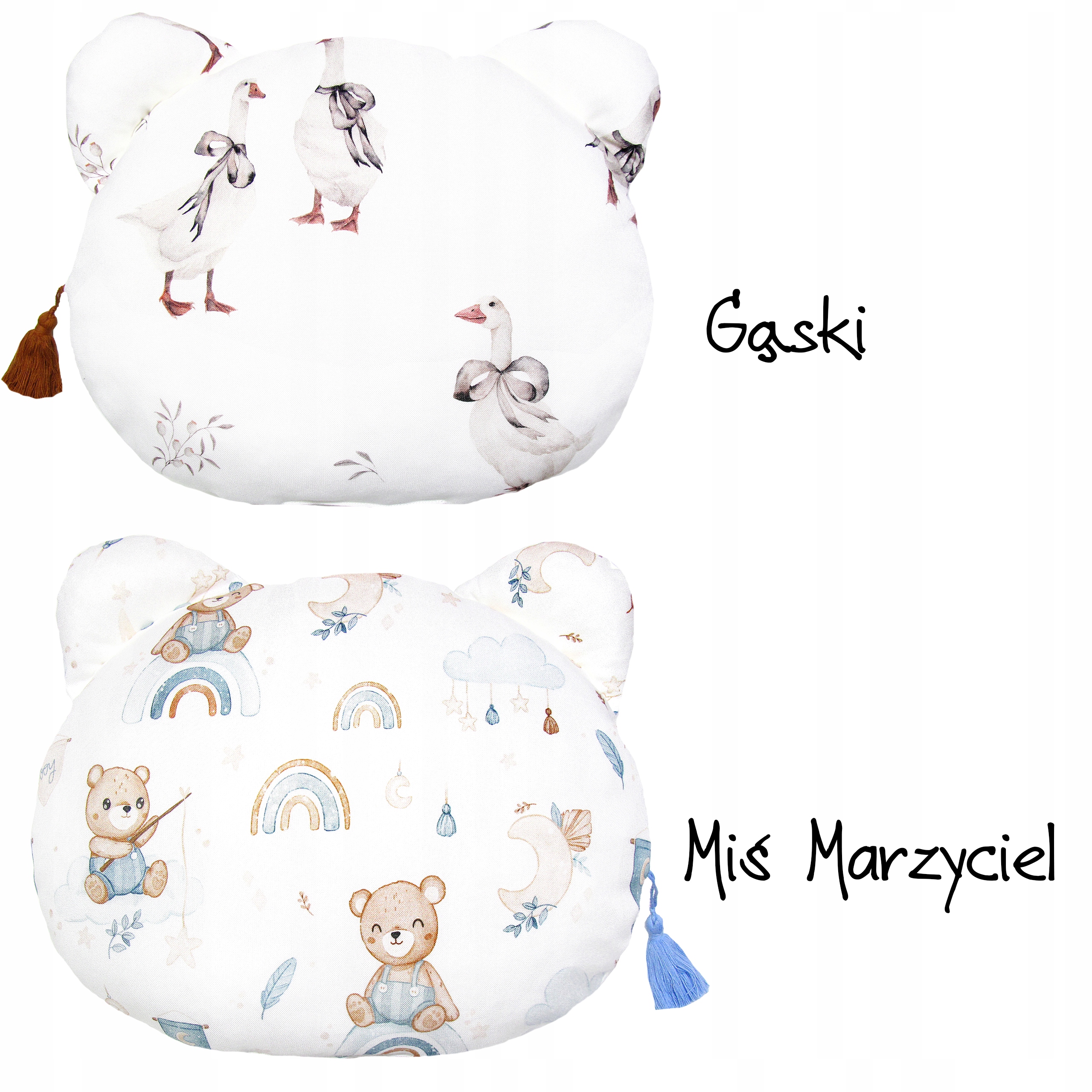 Misio-podusia BAMBUS __ Frędzelki __ 40x32 PREMIUM Długość 32 cm