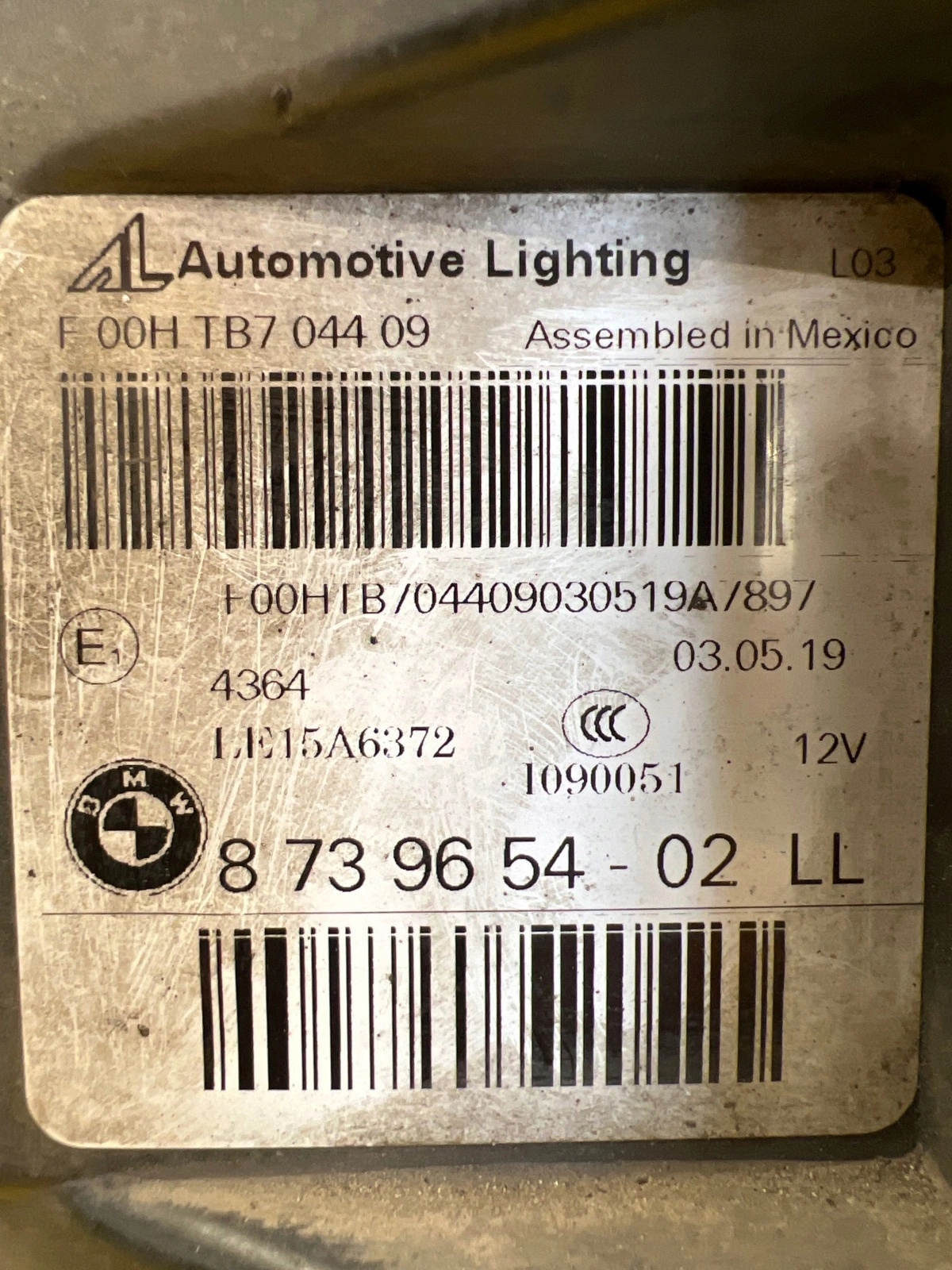 light right BMW X3 G01 X4 G02 2018- Full Led 8739654-02