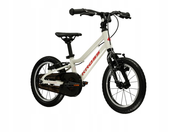 Rower dziecięcy Kross Liftie 14 7" koła 14" Szary czerwony połysk 95-110cm