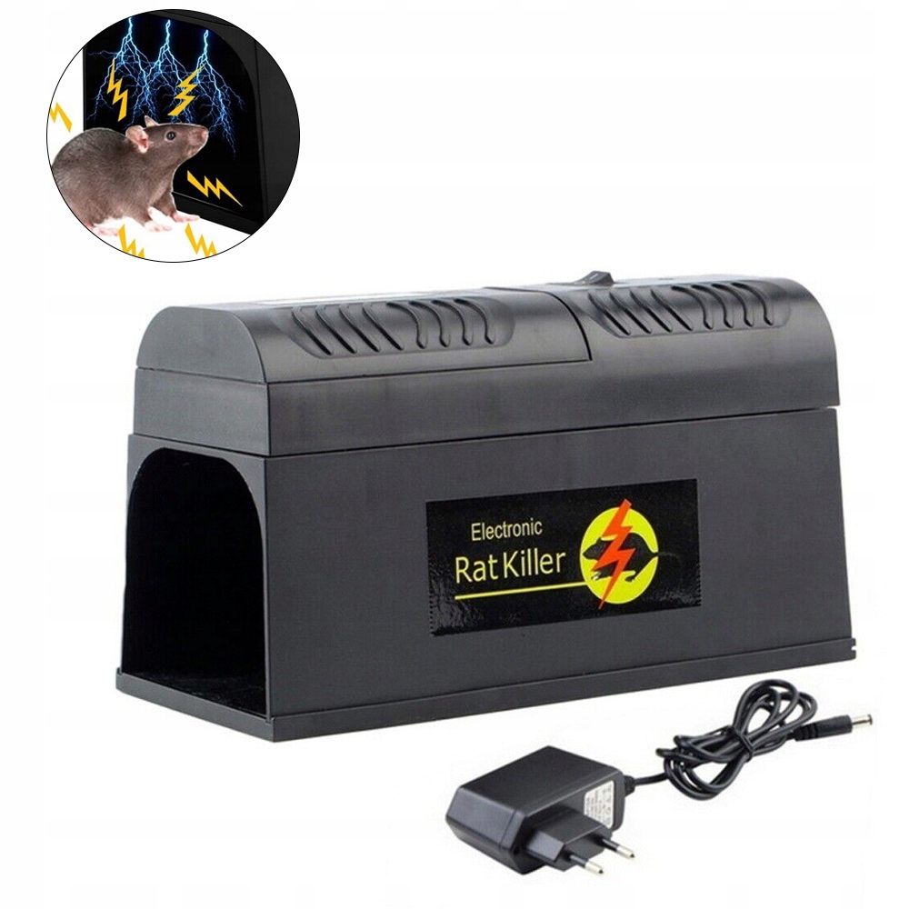 Elektroniczna Pułapka Na Szczury Wysokie Ciśnienie Stacja Na Szczury Duża