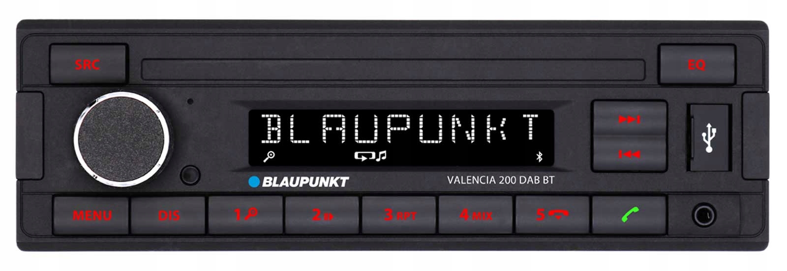 Blaupunkt Valencia 200 Dab Bt Autorádio Bluetooth Klasické Retro