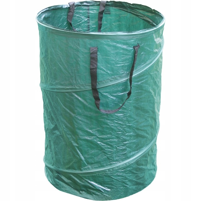 KOSZ OGRODOWY SKŁADANY NA TRAWĘ LIŚCIE KUBEŁ OGRODNICZY TORBA WOREK = 120L