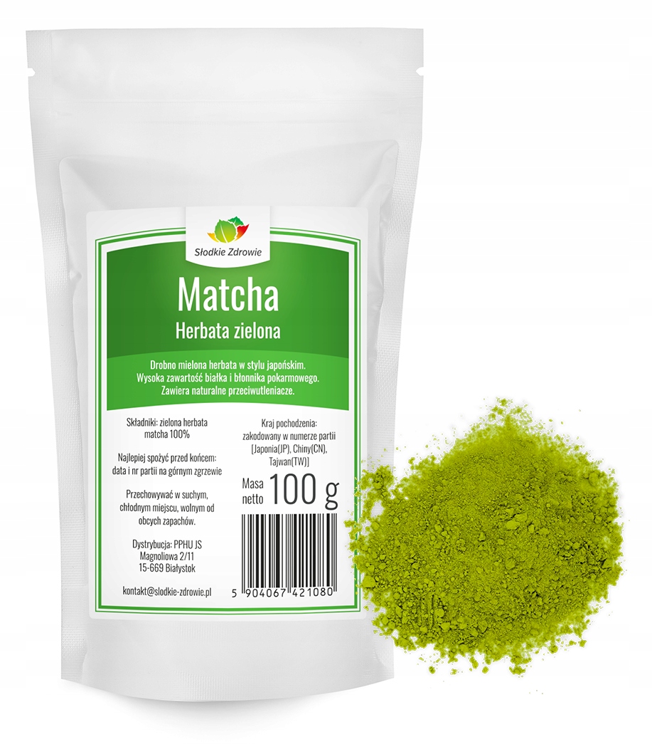 MATCHA zelený čaj v prášku ČERSTVÁ 100g