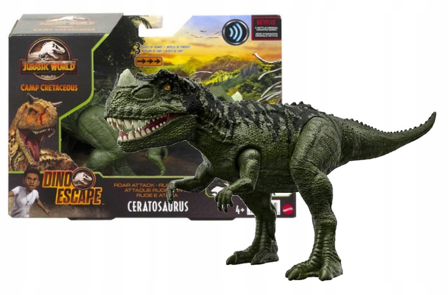 

Jurassic World Dinozaur Ceratosaurus ryczący