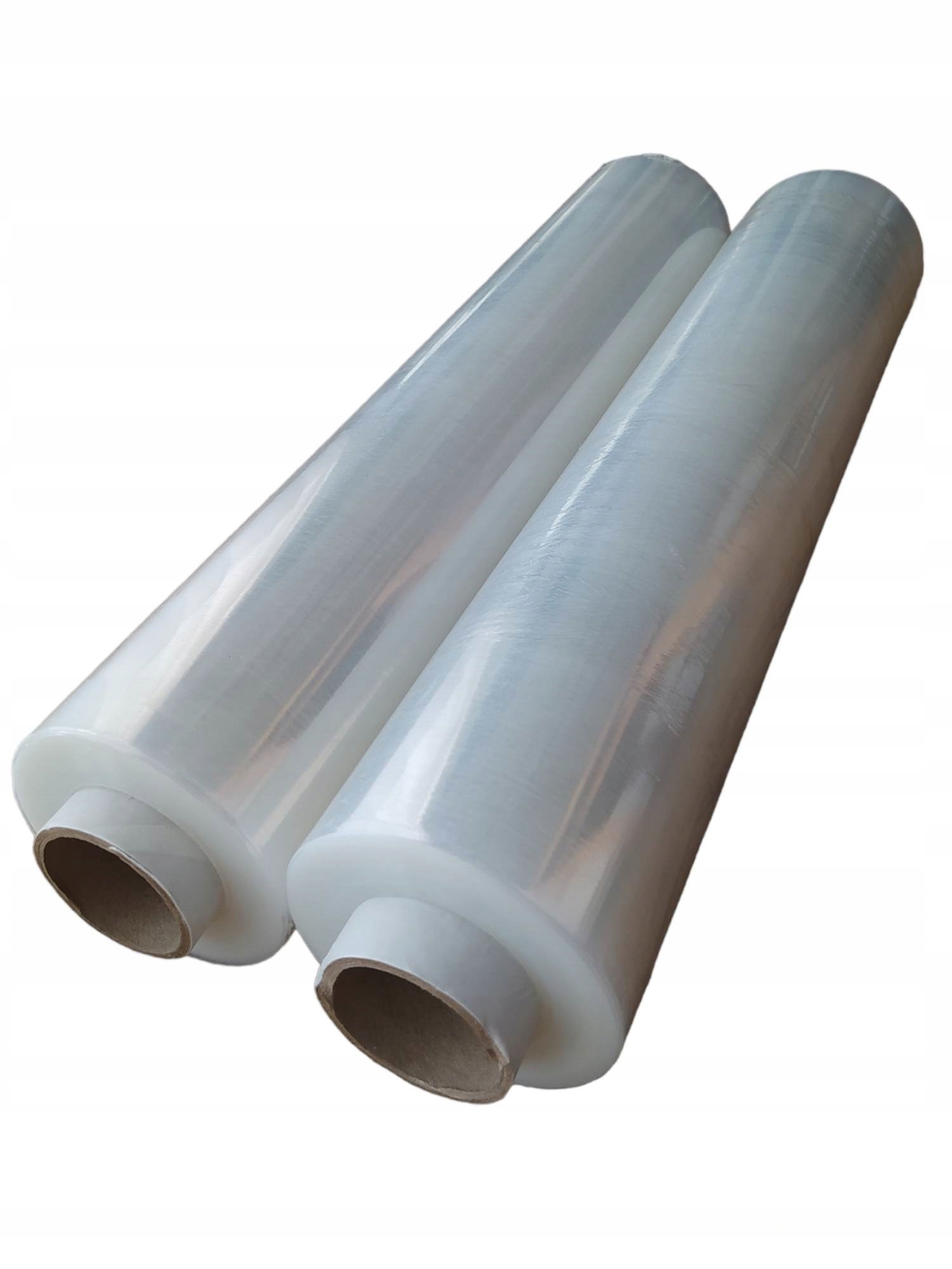 MOCNA FOLIA STRETCH TRANSPARENT 2 ROLKI ZESTAW