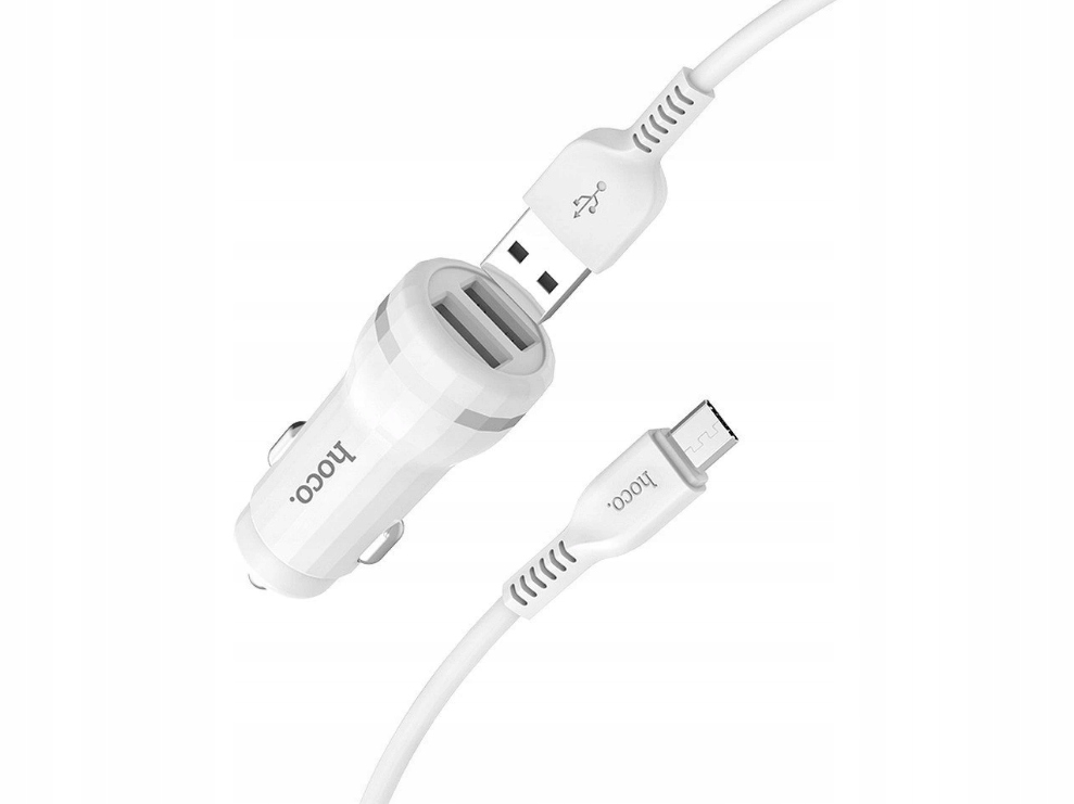 HOCO ŁADOWARKA Z27 2 x USB 2,4A + KABEL MICRO USB