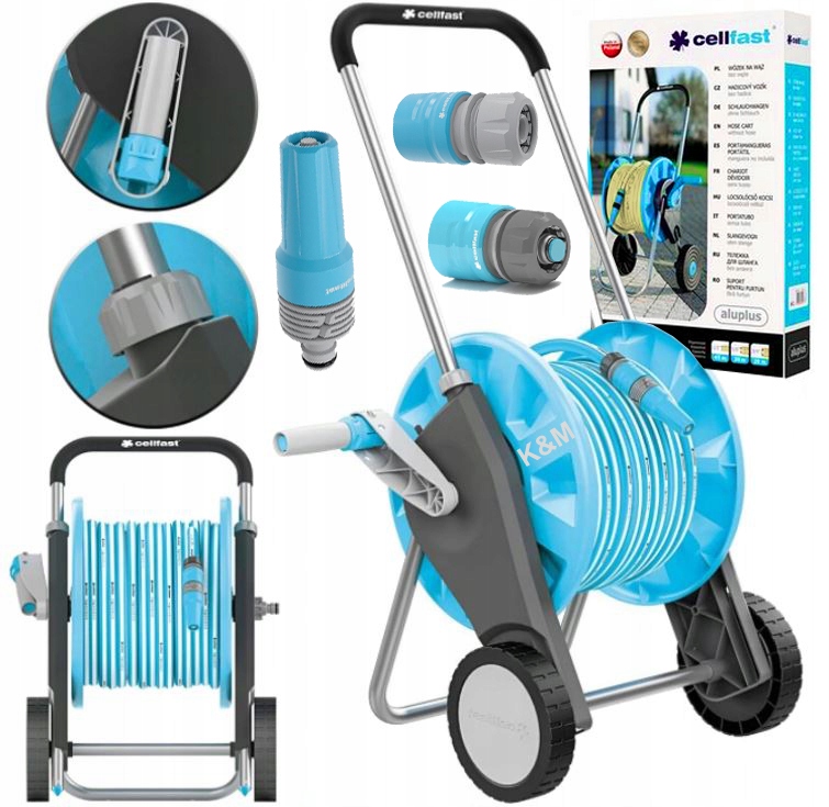 

Wózek Compact 55-310 Wąż 1/2 Złączki Cellfast