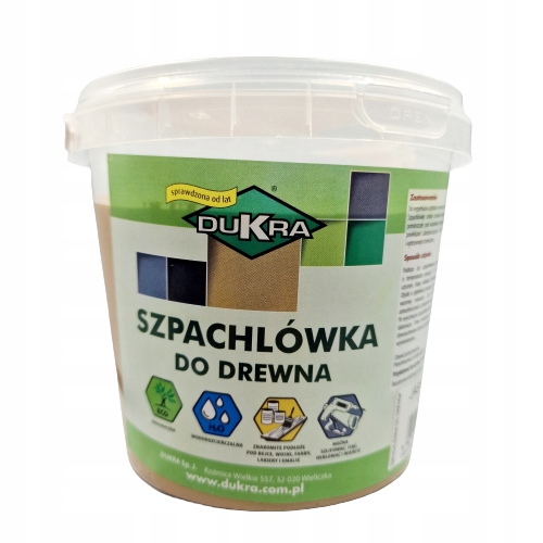 

Szpachlówka do drewna szpachla 1,5 kg Jasny Dąb
