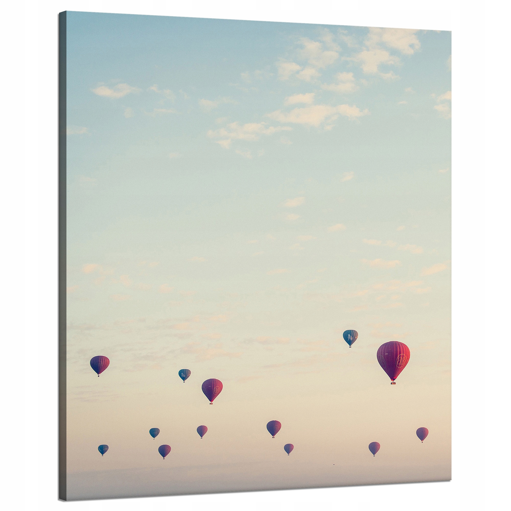 Obraz na plátně Pro Mládež balónky Nebe Příroda Západ Slunce 80x100