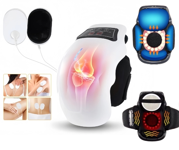 Masażer Rehabilitacyjny Kolana Barku Bezprzewodowy Podgrzewany Na Kolano