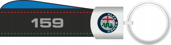 Prezent Brelok skórzany ALFA ROMEO 159