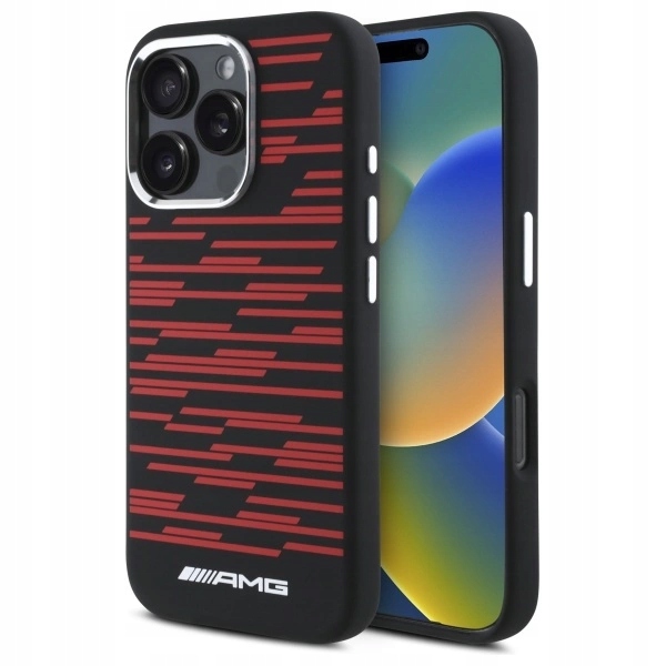 Mercedes Etui Amg Do Iphone 16 Pro 6.3 Pokrowiec Z Magnetycznym Ładowaniem