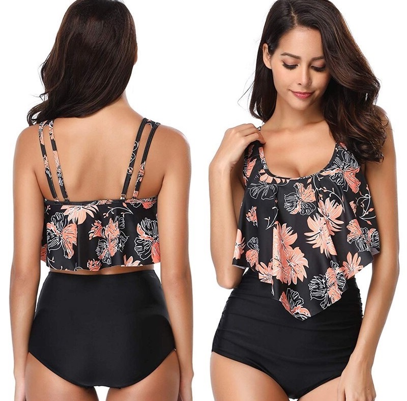 STRÓJ KĄPIELOWY BIKINI WYSOKI STAN BOHO 40 L