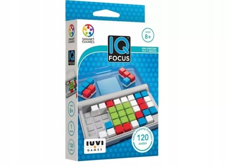 Gra Logiczna Iq Focus Smart Games Układanka Łamigłówka 120 Zadań