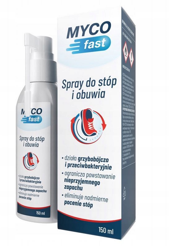 

Myco fast Spray do stóp i obuwia grzybobójczy 150