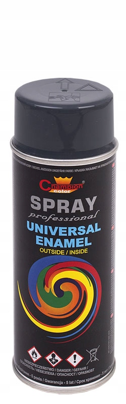

Spray uniwersalny emalia400ml Szary Ciemny RAL7024