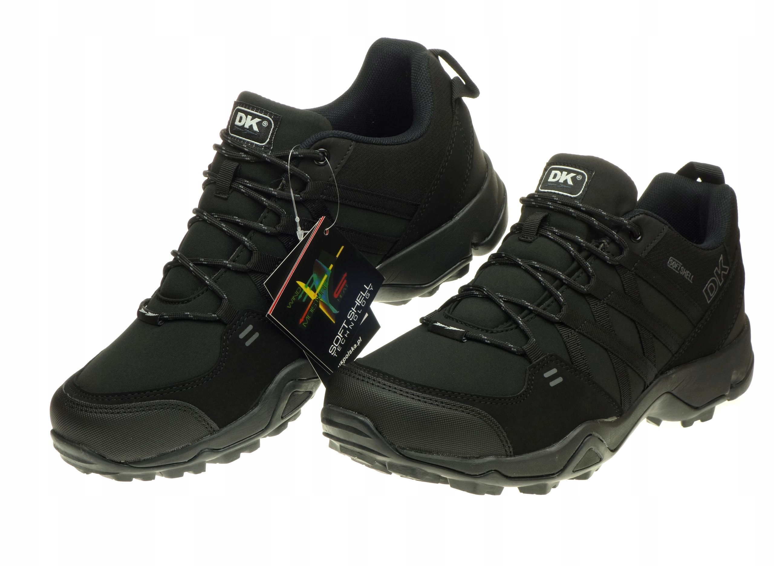 Buty Męskie Trekkingowe DK VB17282 SWAT SoftShell OUTDOOR BLACK 43 Marka DK