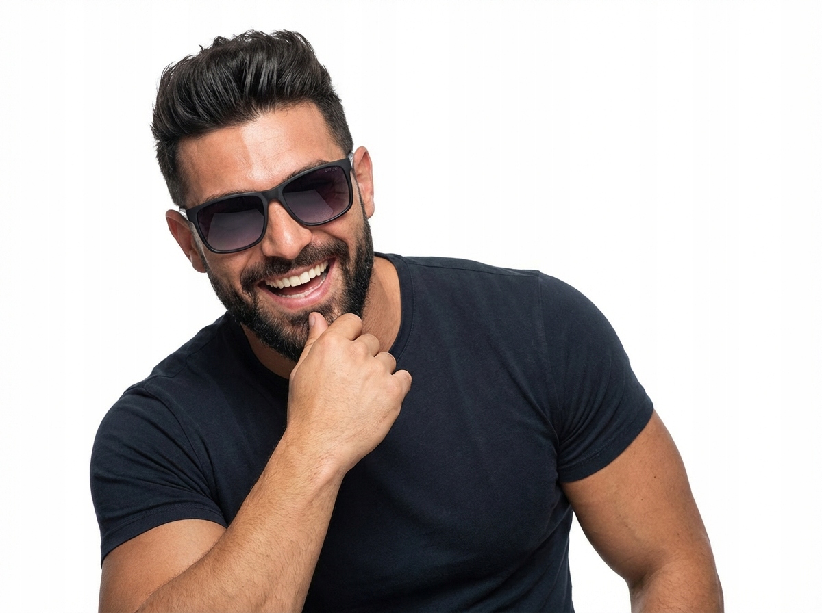 Okulary przeciwsłoneczne Guess 5082 02C 60 męskie UV400 Etui