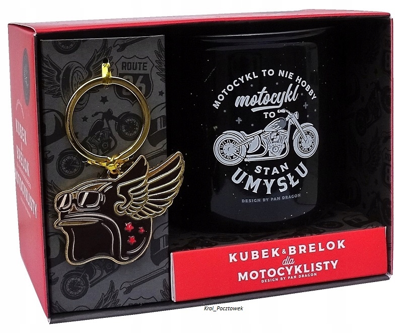 

Kubek i Brelok dla Motocyklisty