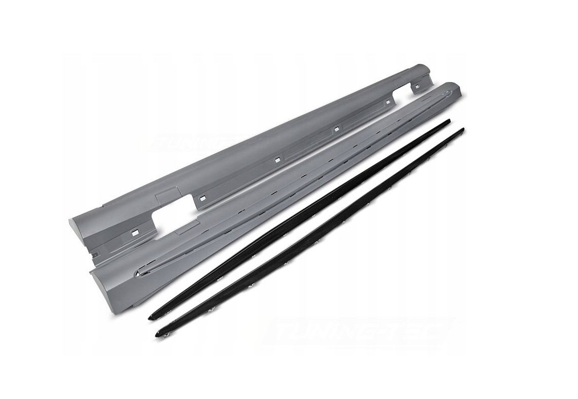 ПОРОГИ МОЛДИНГИ, НАКЛАДКИ MERCEDES КЛА W117 16-19 45 AMG СТИЛИ