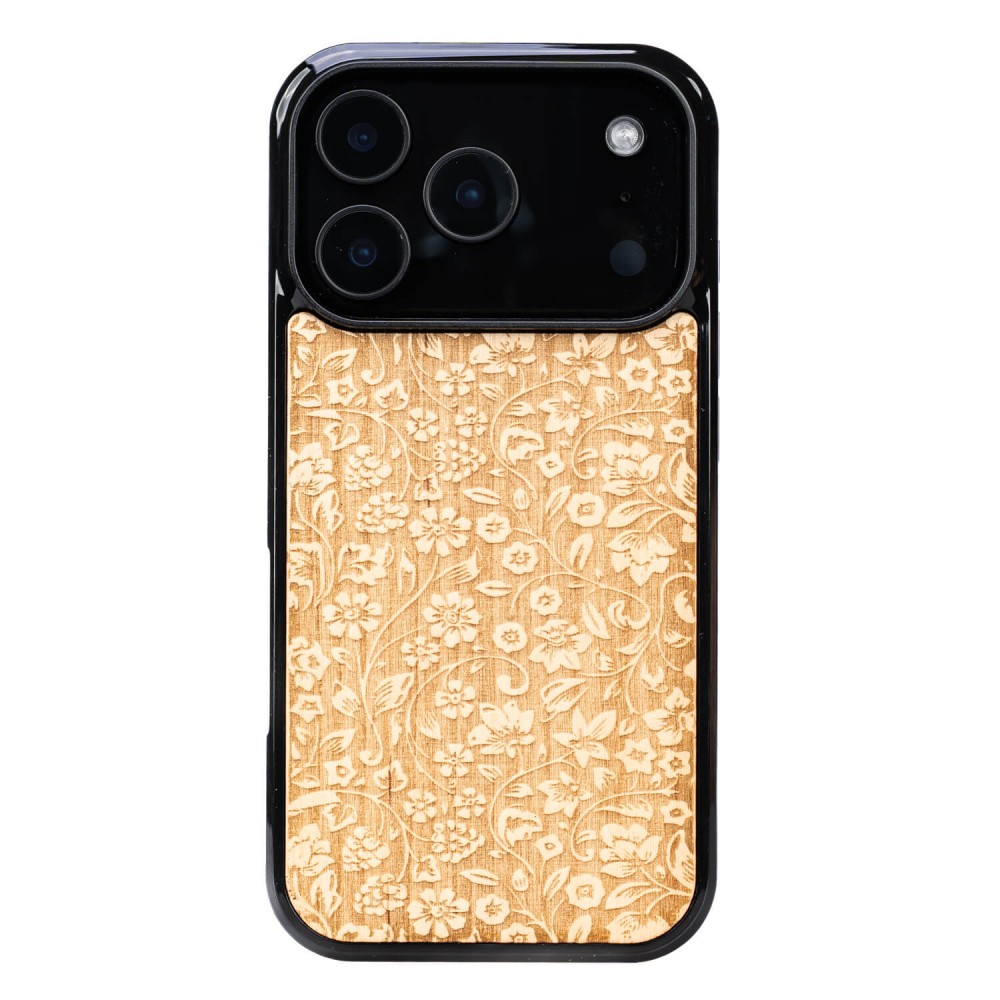 Dřevěné Pouzdro Bewood pro iPhone 17 Pro Polní Květiny Aniegre
