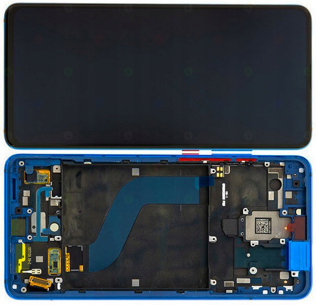 Displej Pro Xiaomi MI 9T Pro Oled LCD Displej Rámeček Modrý