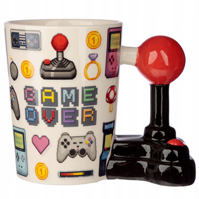 

Kubek Fana Gier Game over Pad Retro Gracza Joy