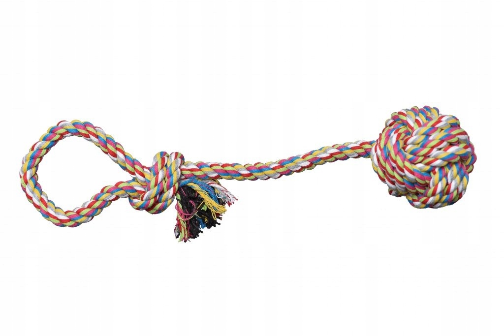 

Pet Nova Bawełniana Piłka 9cm Na Sznurze 50cm
