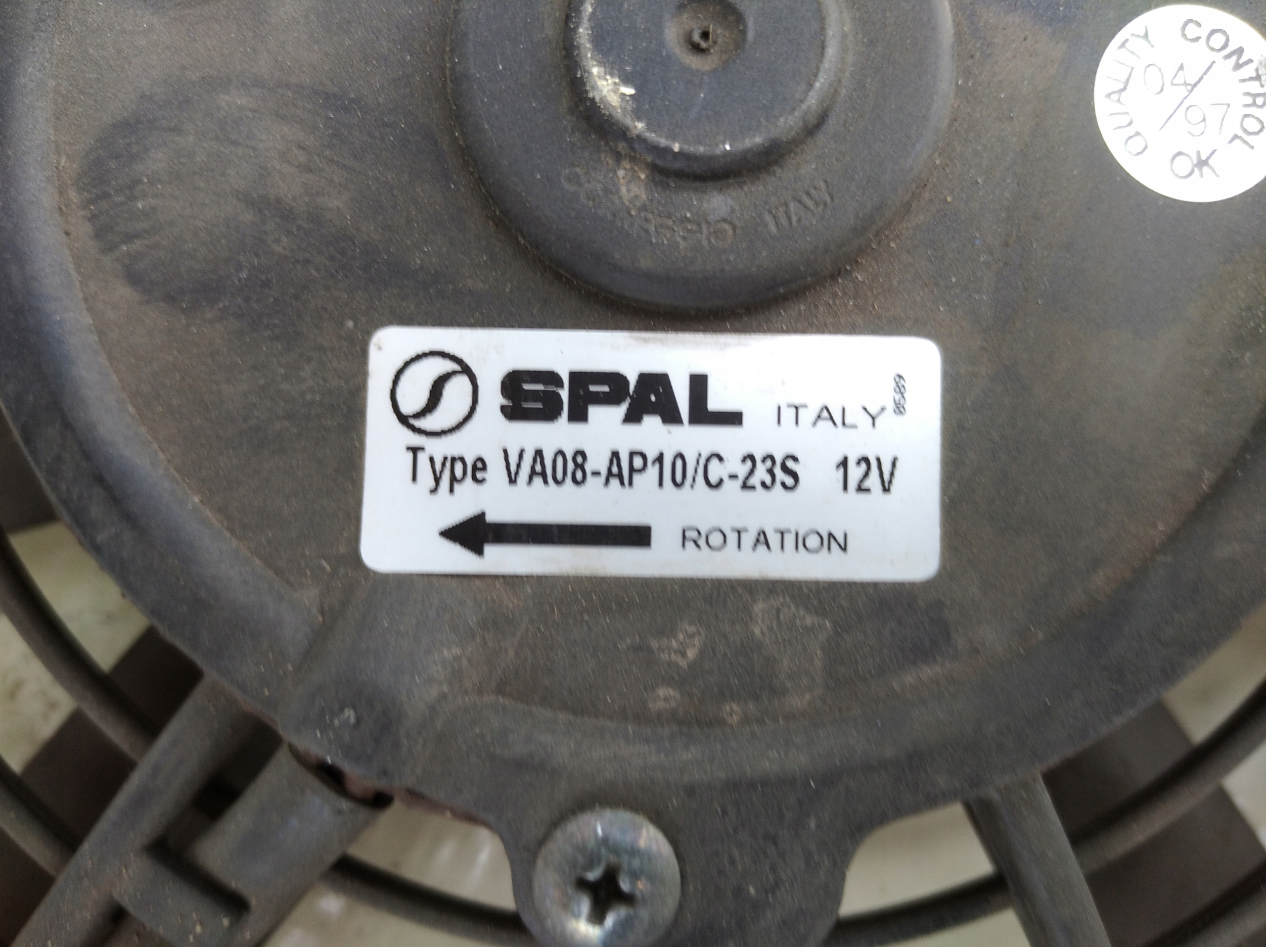 Wentylator SPAL VA08 AP10 C 23S 12V Part manufacturer Spal