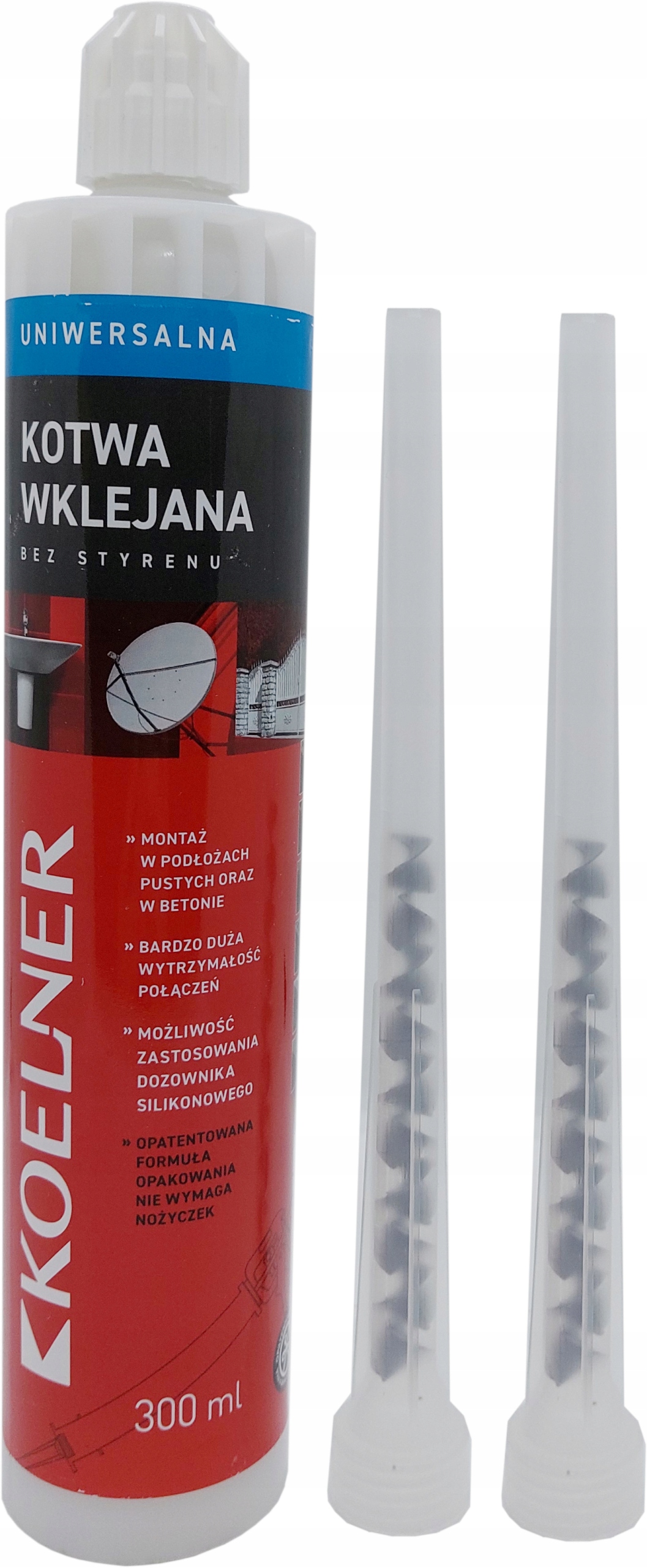 

Kotwa chemiczna Koelner Kem-psf 300ml bez styrenu
