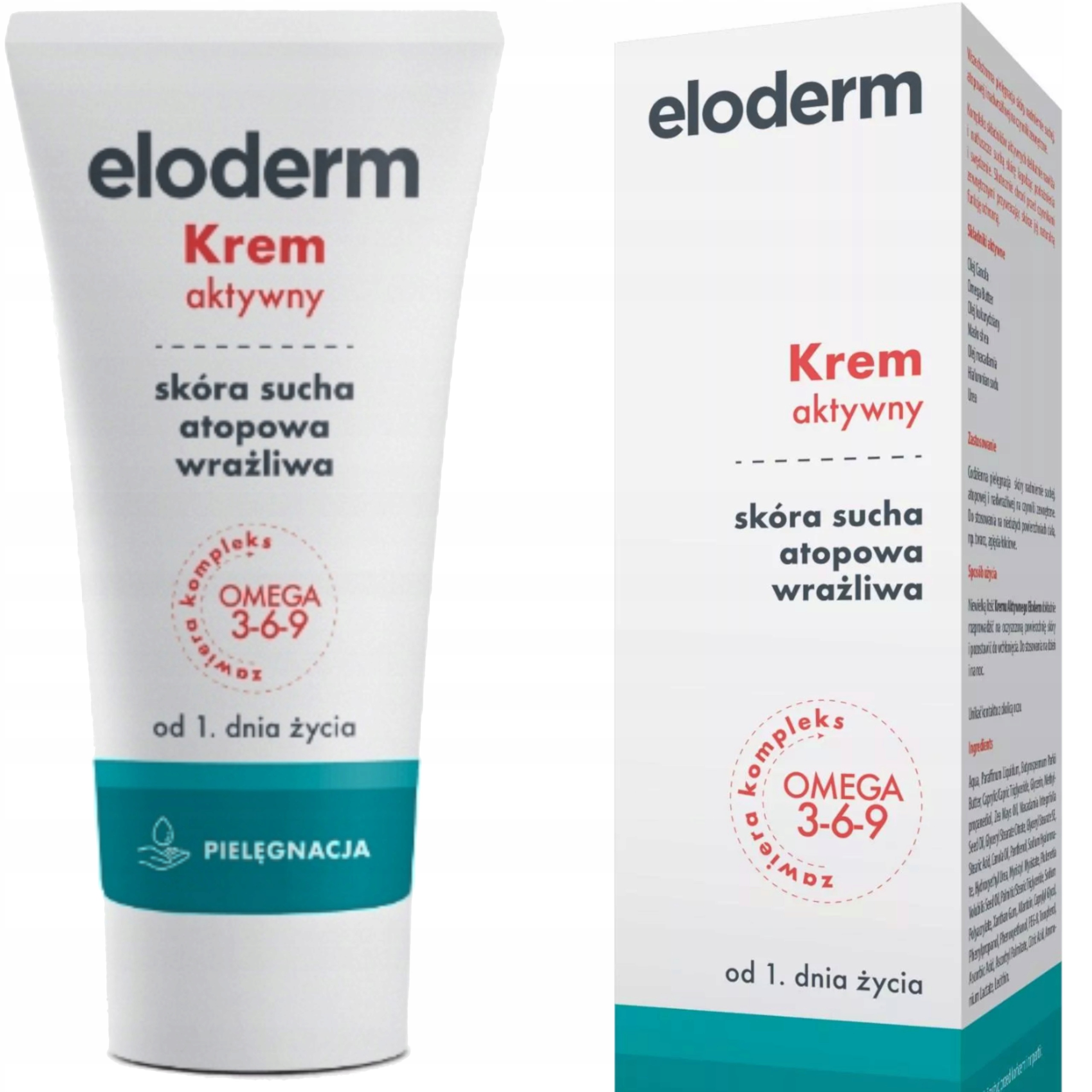 

Eloderm, krem aktywny od 1. dnia życia, 75ml