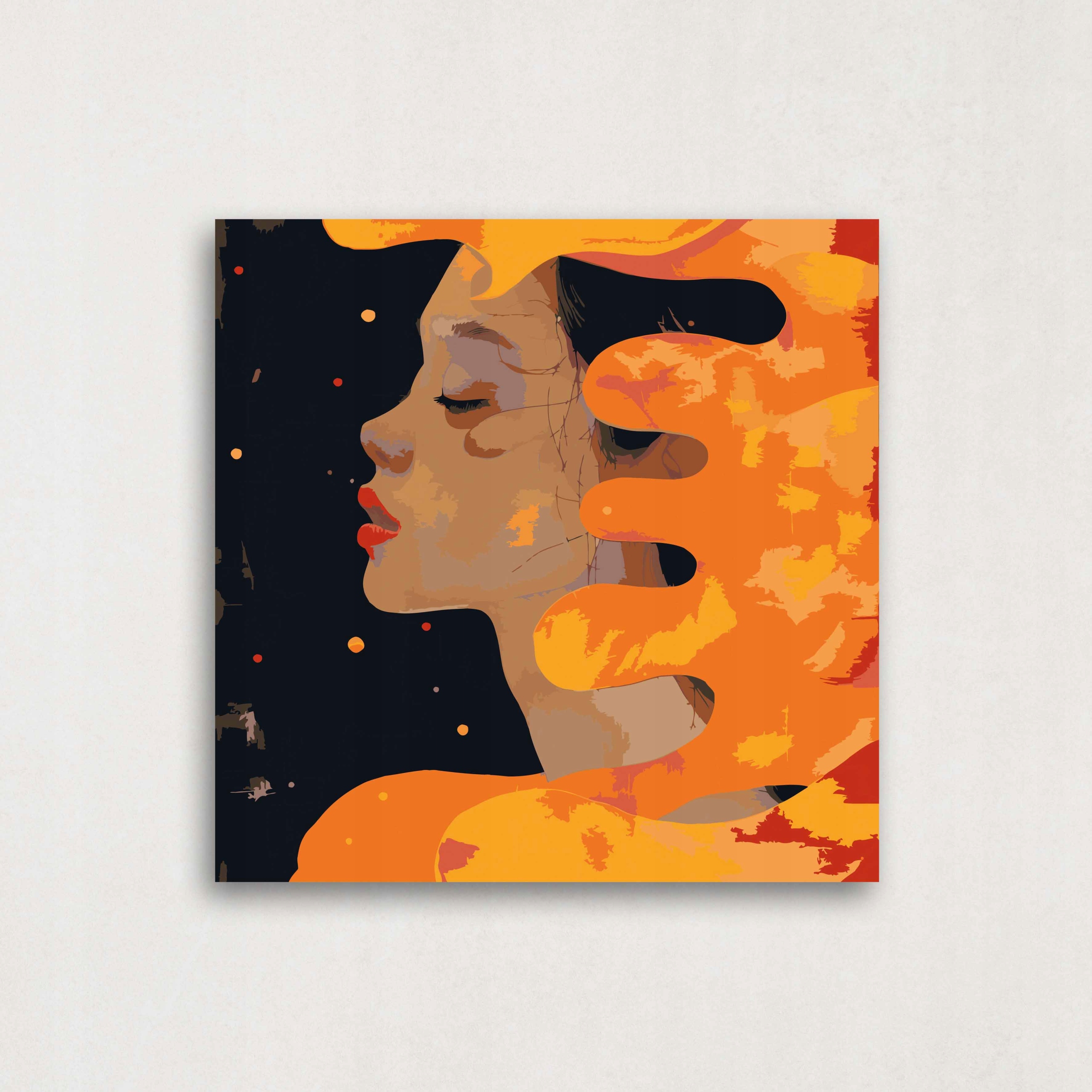 Malování podle čísel – Žena Láva 80x80cm Make It Easy, produkt Pl
