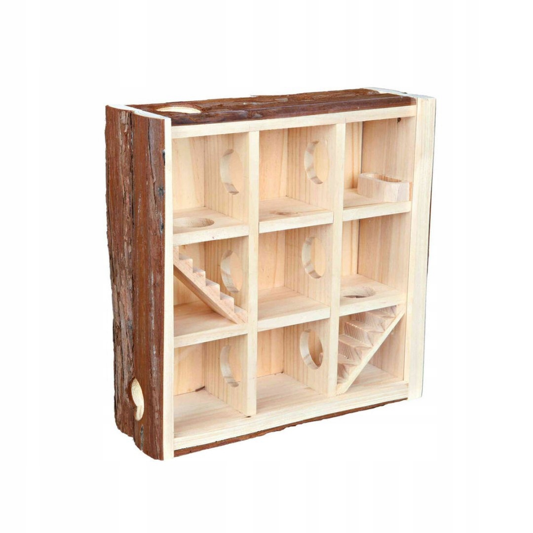 Dřevěná Hračka pro hlodavce Trixie 30 × 30 × 10 cm