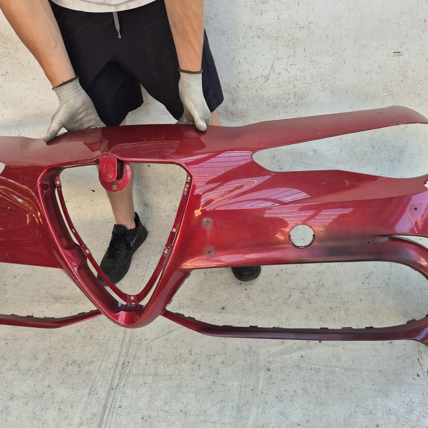 ALFA ROMEO GIULIA QUADRIFOGLIO QV 16- bumper front front SPR