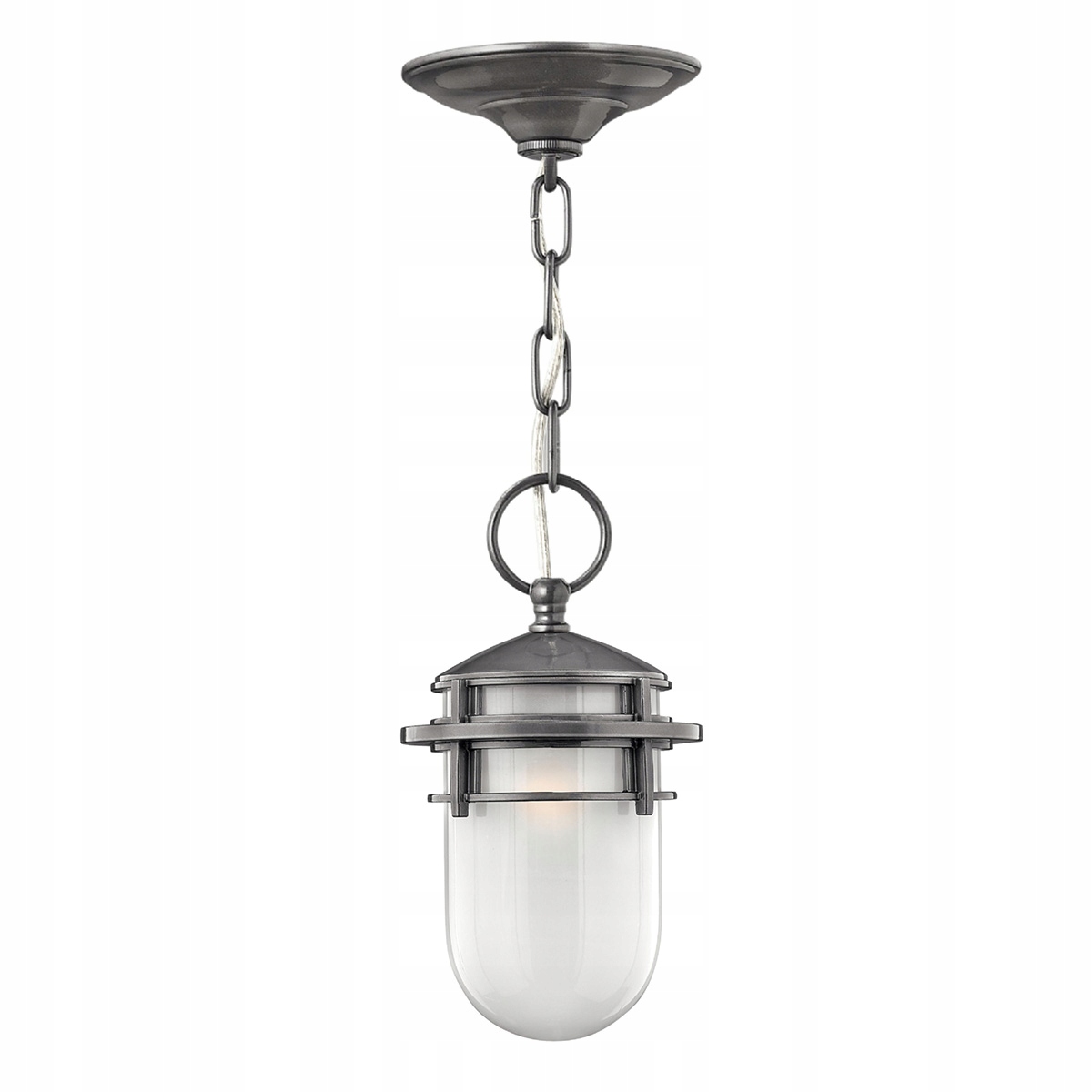 Vonkajšia závesná lampa klasická retro námornícka šedá IP23 Hinkley